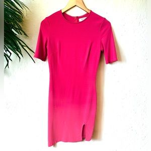 Bailey 44 pink mini dress with slit